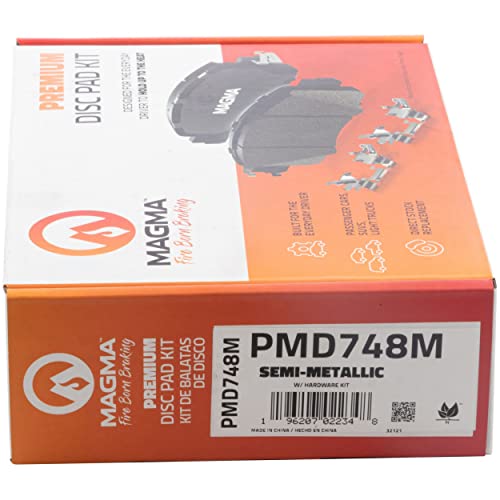 MAGMA Premium Semi-Metallic Brake Pads PMD748M
