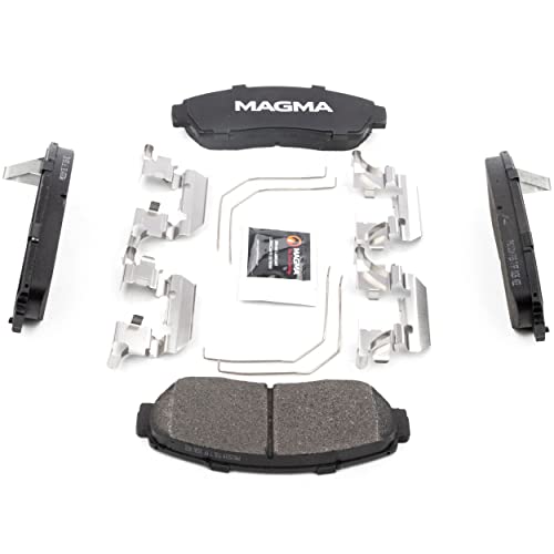 MAGMA Premium PMD1521M Semi-Metallic Brake Pads, Front