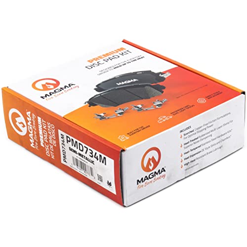 MAGMA Premium Semi-Metallic Brake Pads PMD734M
