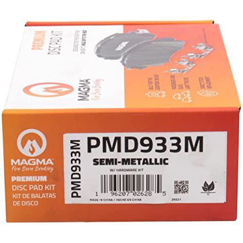 MAGMA Premium Semi-Metallic Brake Pads PMD933M