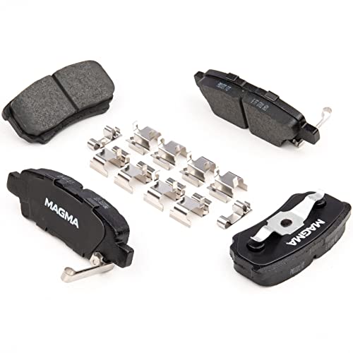 MAGMA Premium PMD1037C Ceramic Brake Pads, Rear