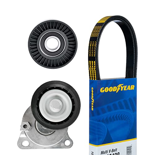 Goodyear 3226 Serpentine Belt Drive Component Kit, Gray