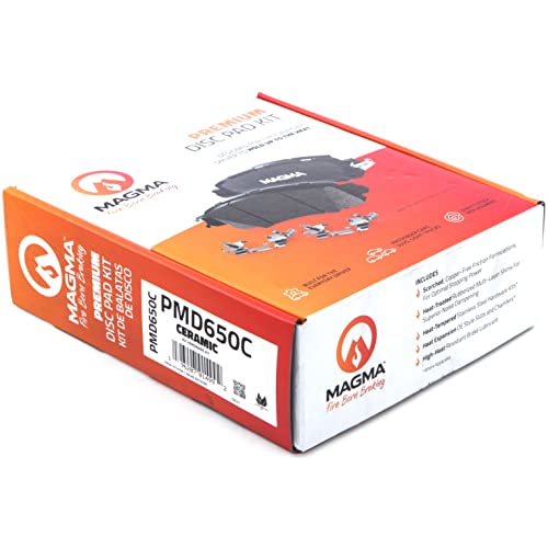 MAGMA Premium PMD650C Ceramic Brake Pads, Front