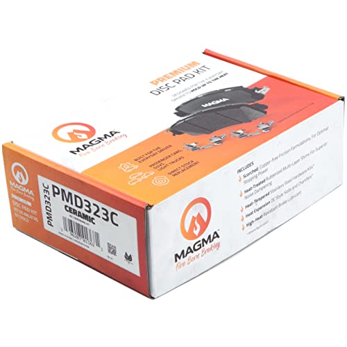 MAGMA Premium PMD323C Ceramic Brake Pads, Rear