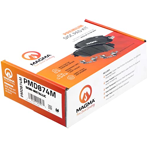 MAGMA Premium Semi-Metallic Brake Pads PMD874M