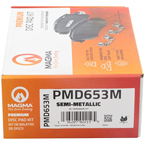 MAGMA Premium PMD653M Semi-Metallic Brake Pads