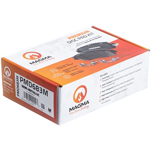 MAGMA Premium Semi-Metallic Brake Pads PMD683M