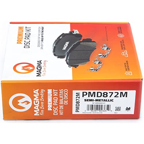 MAGMA Premium Semi-Metallic Brake Pads PMD872M