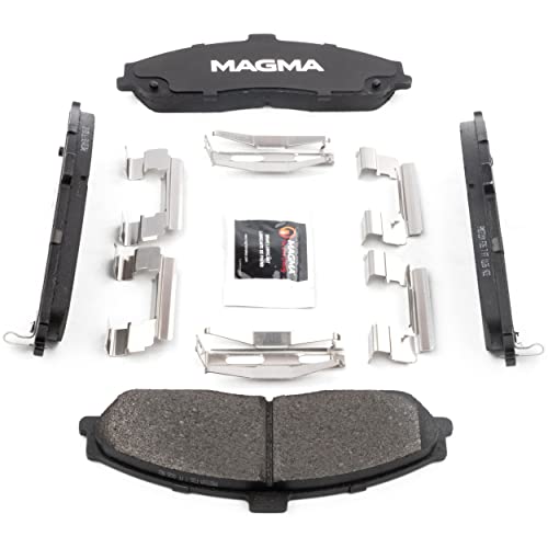 MAGMA Premium PMD731M Semi-Metallic Brake Pads, Front