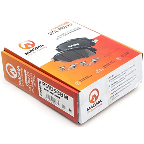 MAGMA Premium Semi-Metallic Brake Pads PMD938M