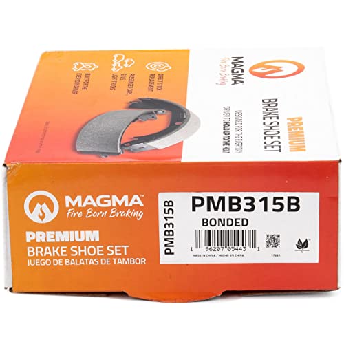 MAGMA Premium PMB315B Bonded Shoes, Rear