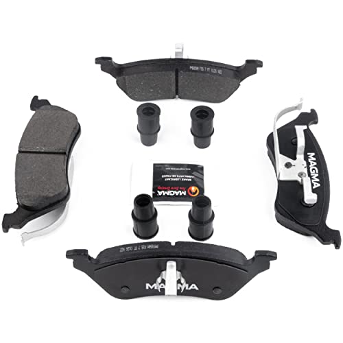 MAGMA Premium PMD858M Semi-Metallic Brake Pads, Rear