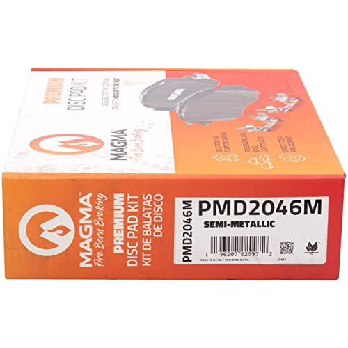 MAGMA Premium Semi-Metallic Brake Pads PMD2046M