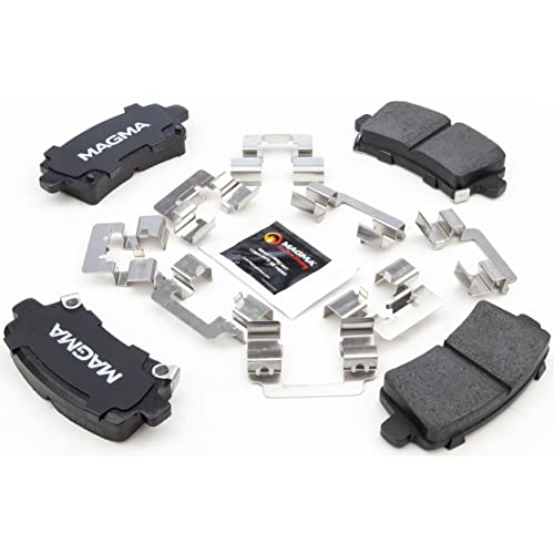 MAGMA Premium PMD1430C Ceramic Brake Pads, Rear