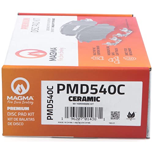MAGMA Premium PMD540C Ceramic Brake Pads, Rear