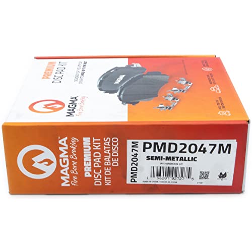 MAGMA Premium Semi-Metallic Brake Pads PMD2047M