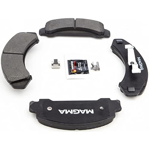MAGMA Premium PMD387M Semi-Metallic Brake Pads, Front