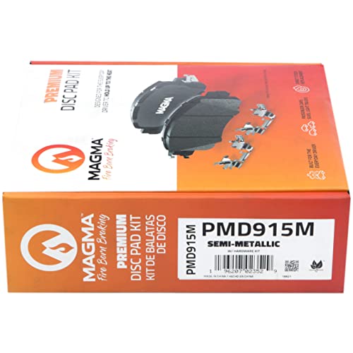 MAGMA Premium Semi-Metallic Brake Pads PMD915M