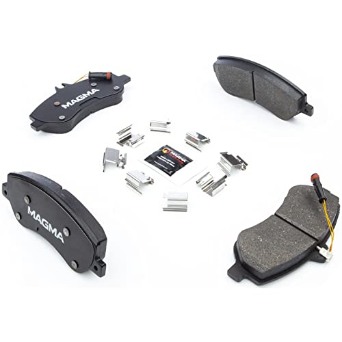 MAGMA Premium PMD1406M Semi-Metallic Brake Pads, Front