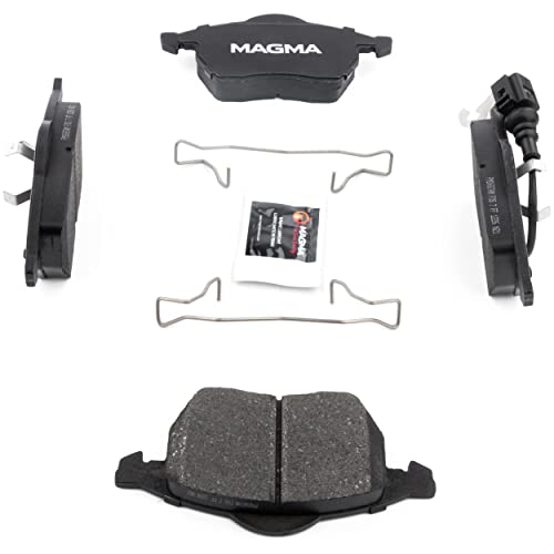MAGMA Premium PMD687AM Semi-Metallic Brake Pads, Front