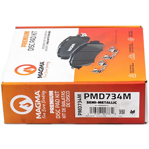 MAGMA Premium Semi-Metallic Brake Pads PMD734M