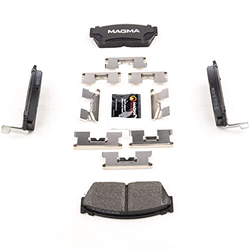 MAGMA Premium PMD276M Semi-Metallic Brake Pads, Front