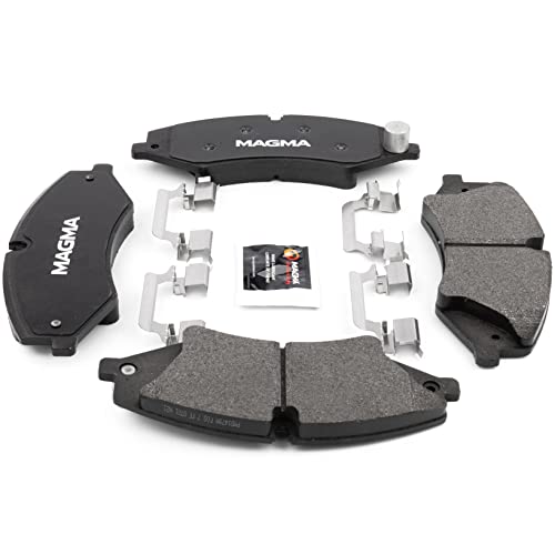 MAGMA Premium PMD1479M Semi-Metallic Brake Pads, Front