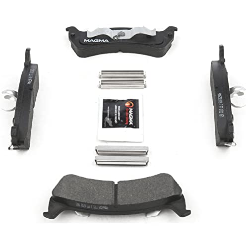MAGMA Premium PMD625M Semi-Metallic Brake Pads, Rear