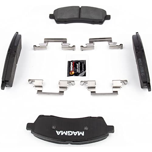 MAGMA Premium PMD757C Ceramic Brake Pads, Rear