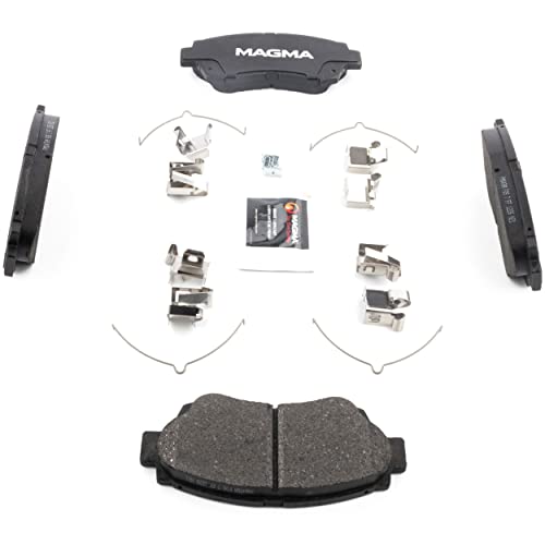 MAGMA Premium PMD476M Semi-Metallic Brake Pads, Front