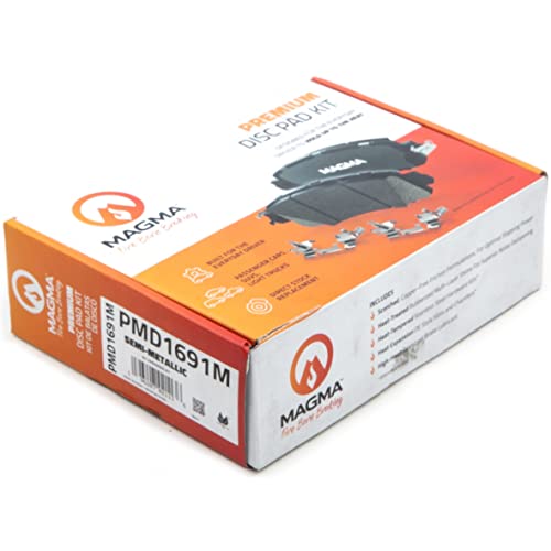 MAGMA Premium Semi-Metallic Brake Pads PMD1691M