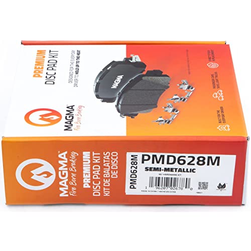 MAGMA Premium Semi-Metallic Brake Pads PMD628M