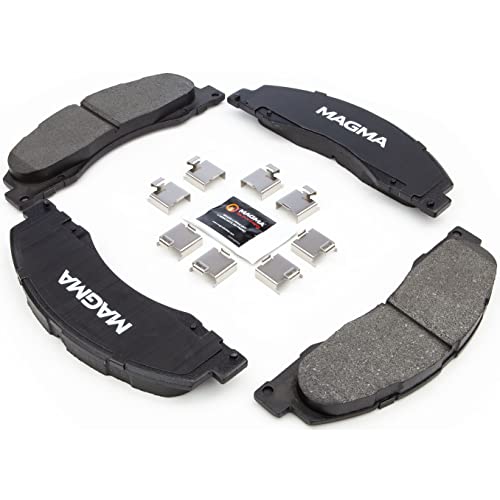 MAGMA Premium PMD1328M Semi-Metallic Brake Pads, Front
