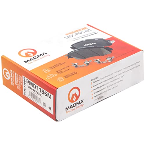 MAGMA Premium Semi-Metallic Brake Pads PMD1186M