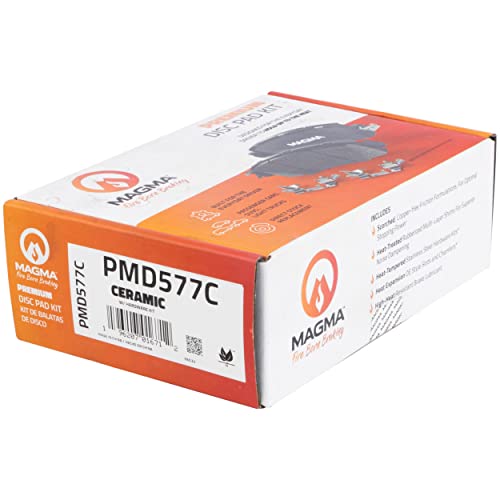 MAGMA Premium PMD577C Ceramic Brake Pads, Front