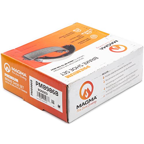 MAGMA Premium Parking Brake Shoes PMB986B