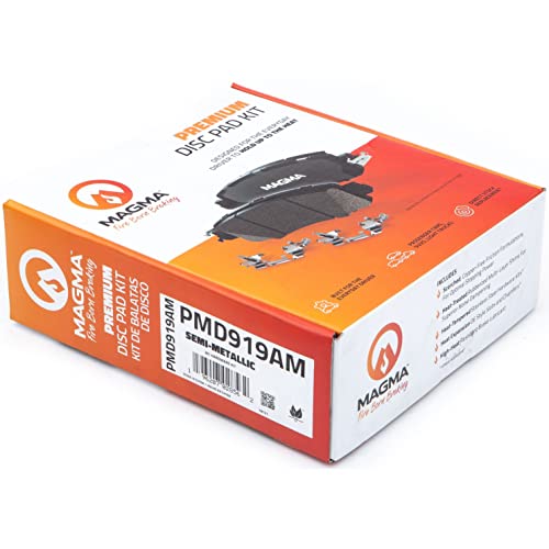 MAGMA Premium Semi-Metallic Brake Pads PMD919AM