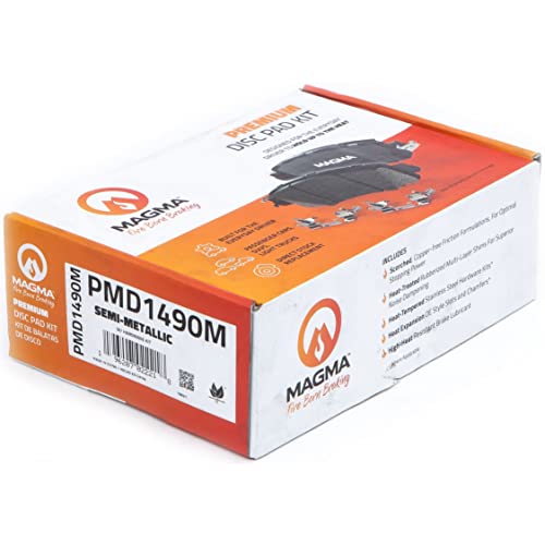 MAGMA Premium Semi-Metallic Brake Pads PMD1490M