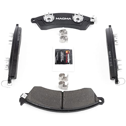 MAGMA Premium PMD412M Semi-Metallic Brake Pads, Front