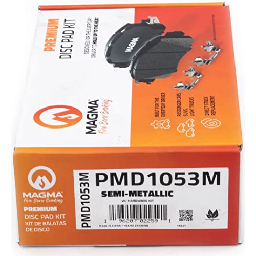 MAGMA Premium Semi-Metallic Brake Pads PMD1053M