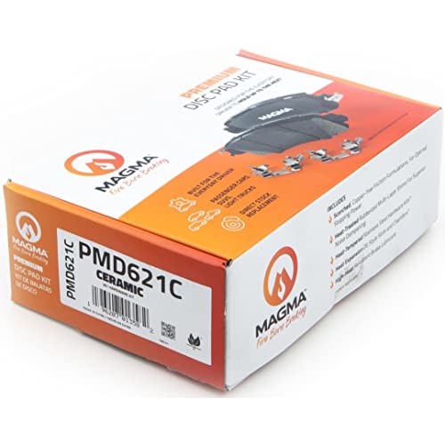MAGMA Premium PMD621C Ceramic Brake Pads, Front