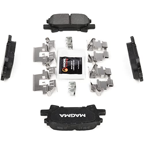 MAGMA Premium PMD996C Ceramic Brake Pads, Rear