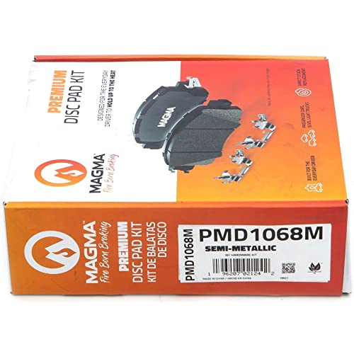 MAGMA Premium Semi-Metallic Brake Pads PMD1068M
