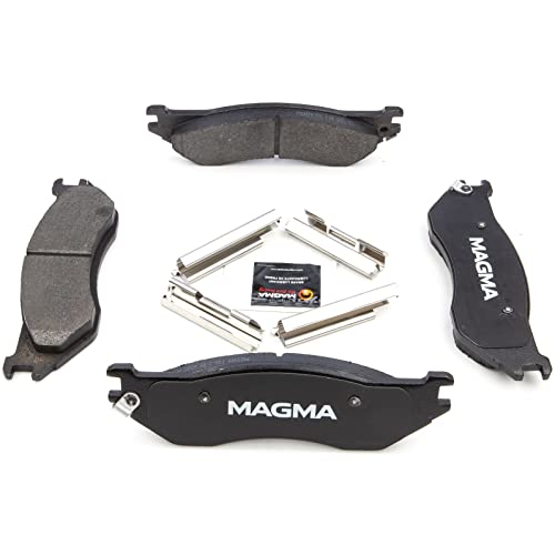 MAGMA Premium PMD897M Semi-Metallic Brake Pads, Front