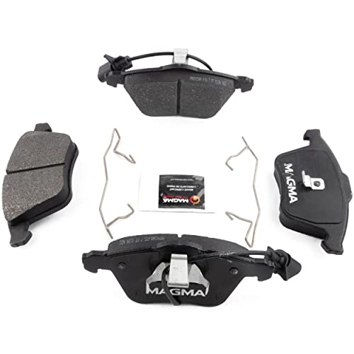 MAGMA Premium PMD915AM Semi-Metallic Brake Pads, Front