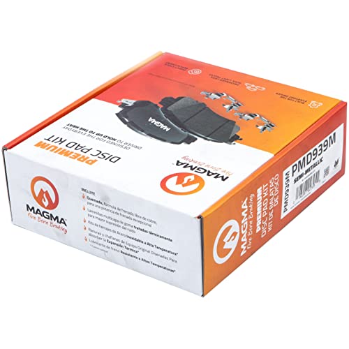 MAGMA Premium Semi-Metallic Brake Pads PMD939M