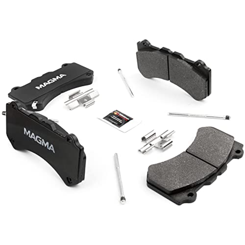 MAGMA Premium PMD1382M Semi-Metallic Brake Pads, Front