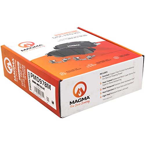 MAGMA Premium Semi-Metallic Brake Pads PMD978M