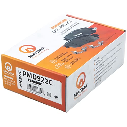 MAGMA Premium PMD922C Ceramic Brake Pads, Rear