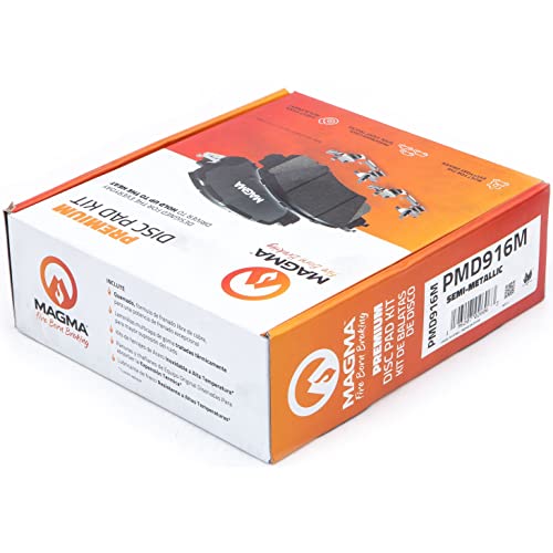 MAGMA Premium Semi-Metallic Brake Pads PMD916M